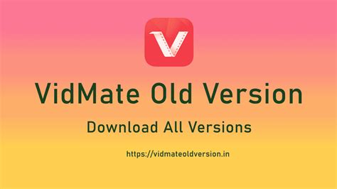 old version vidmate app